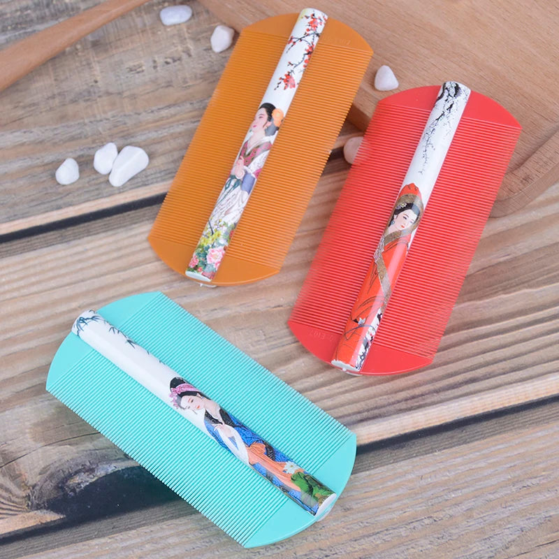 Styling Tool Dual-sided Lice Dandruff Comb Fine-toothed Encryption Qme