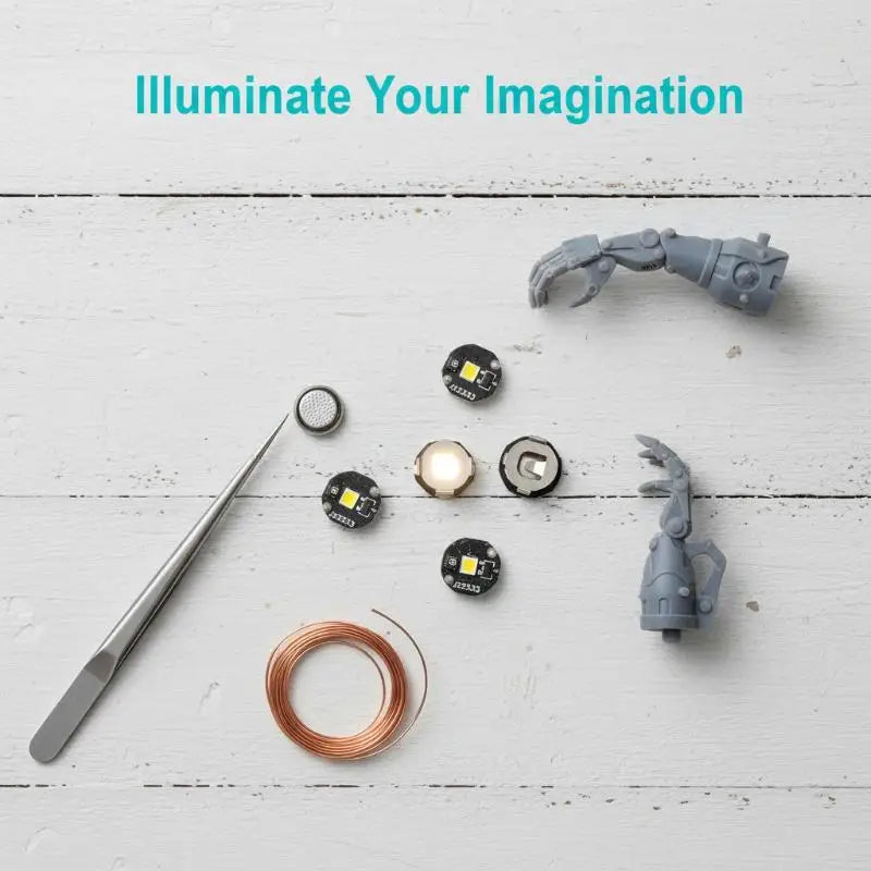 Mini Magnetic Switch LED Light Models DIY Dollhouse Lighting Toy Eyes Qme