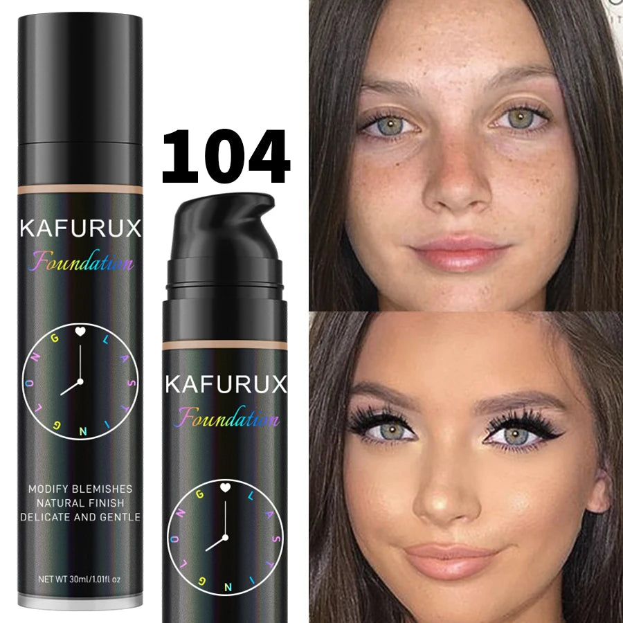 8 Colors Liquid Foundation Effective Concealer Waterproof Qme 104