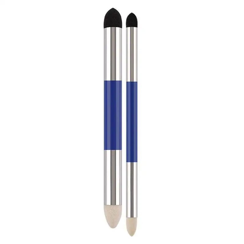 Dual Tip Art Sponge Pens Easy Coloring Pastel Stumps Non-smudge Foam Qme 2PCS Blue