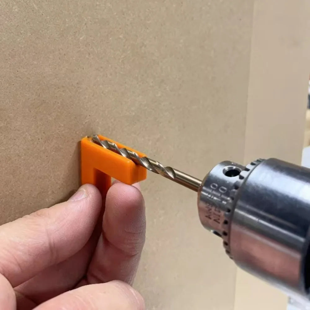 3pcs Electric Drill Drilling Guide Rail V Groove Square Positioning Tool Durable Right Angle Drilling Woodworking Auxiliary Tool Qme