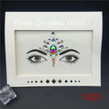 Face Gems Rhinestone Temporary Tattoo Jewels Festival Party Body Eyes Glitter Stickers Flash Mermaid Temporary Tattoos Sticker Qme 1025