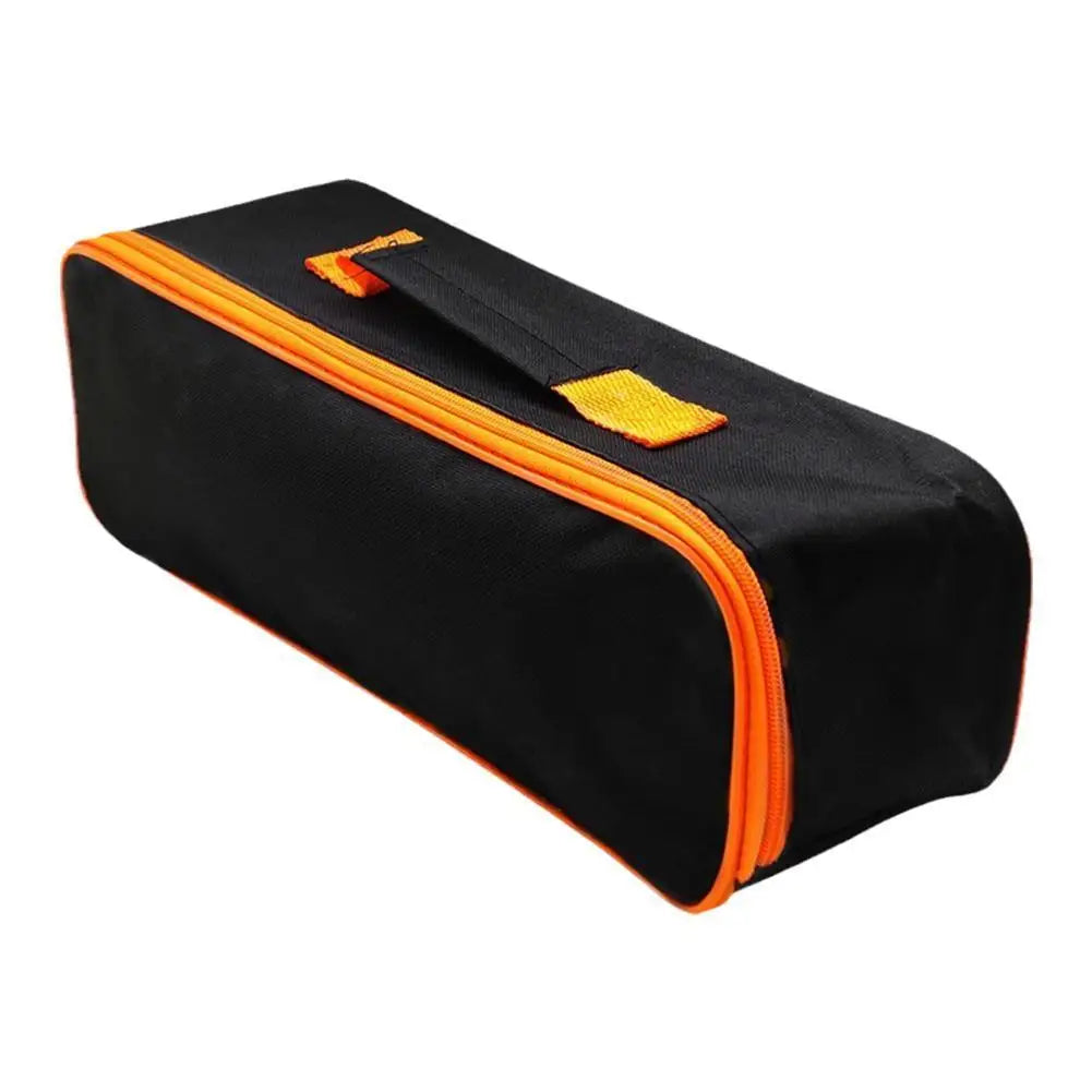 3 Sizes Tool Pouch With Zipper,Tool Bag For Screw Plier Wrench Screwdriver Mechanic Car Vacuum Hand Power Tool Storage Organizer Qme M black