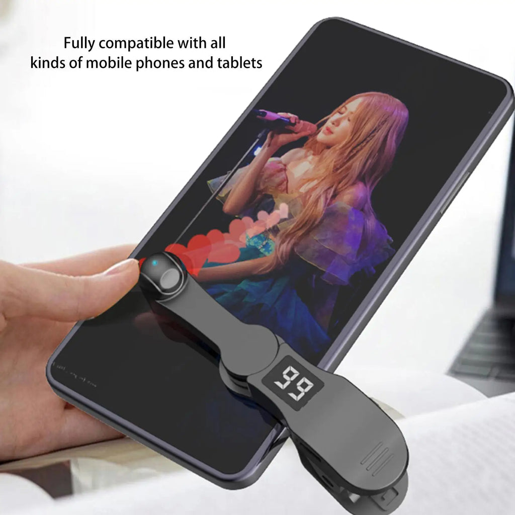 Smart Automatic Screen Clicker Automatic Finger Clicking Device Smartphone Continuous Clicking Gadgets for Live Broadcast Likes Qme
