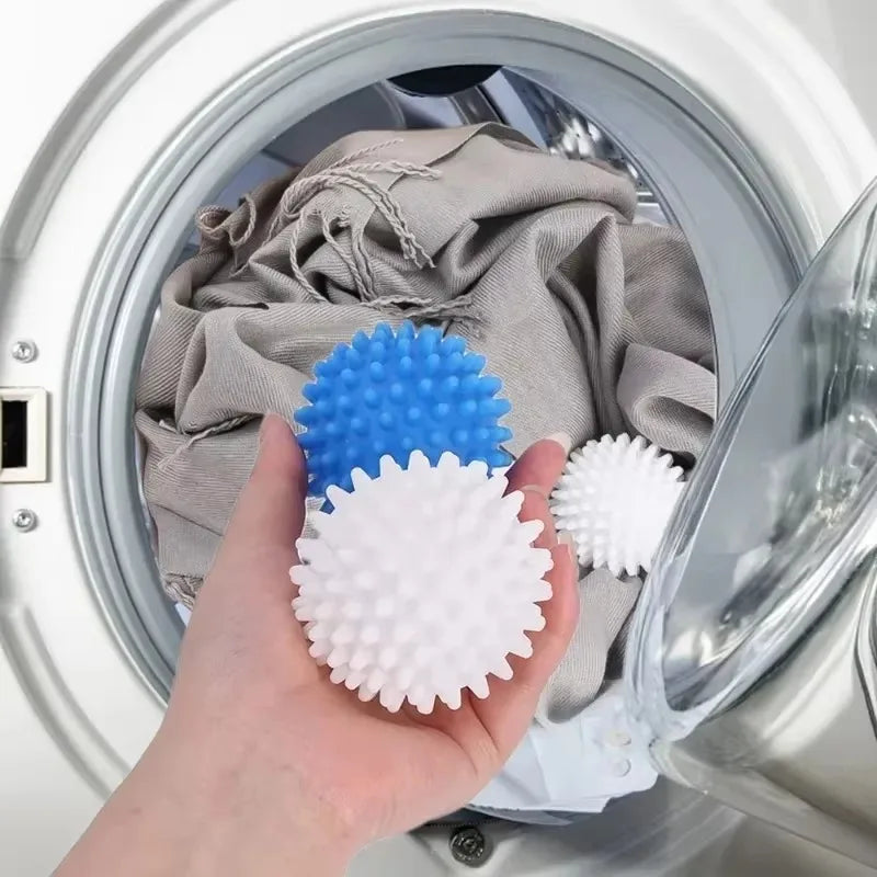 Laundry Balls Anti-Winding Magic Laundry Balls Drying Cleaning Ball Reusable Household Washing Machine Clothes Softener 6/1Pcs Qme