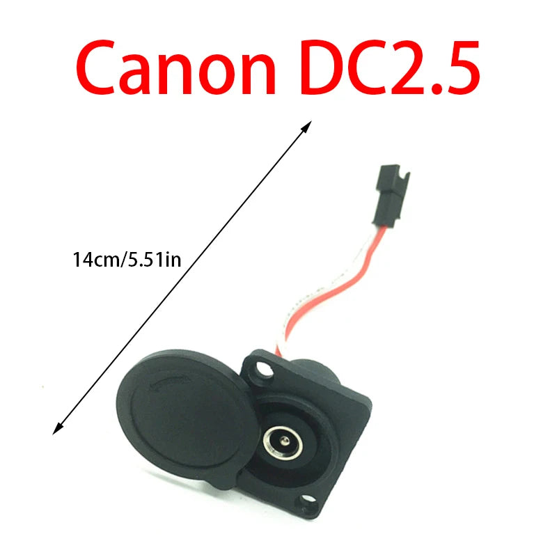 1PC Electric Bicycle Charging Head Lithium Battery Output Line Round Male And Female Base Dc2.1 / 2.5 Charger Plug Socket. Qme A4