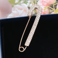 Cute Rhinestone Pins Pants Waist Adjustment Women Cardigan Scarf Qme A5