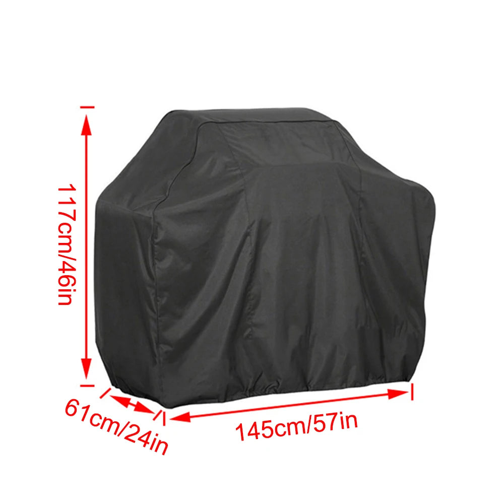 Bbq Barbecue Grill Cover Waterproof Cover Multi-Functional Dust And Waterproof Protective Cover For Barbecue Grills Qme