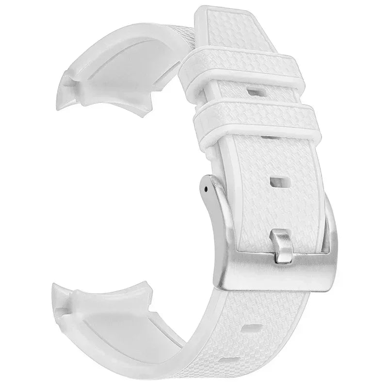 Watch Band for Omega X Swatch Joint MoonSwatch Speedmaster Curved End Rubber Silicone Strap Women Men Soft Sport Bracelet 20mm Qme WS 20mm