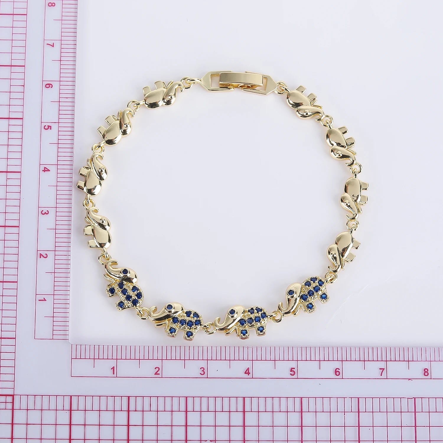 Personalized Animal Elephant Bracelet Copper Inlaid Zirconia Adjustable Bracelet For Woman Party Birthday Gift For Daily Wear Qme