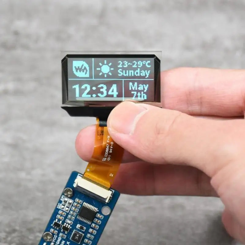 Transparent OLED Display Module SSD1309 Driver Multi-board Compatible Qme