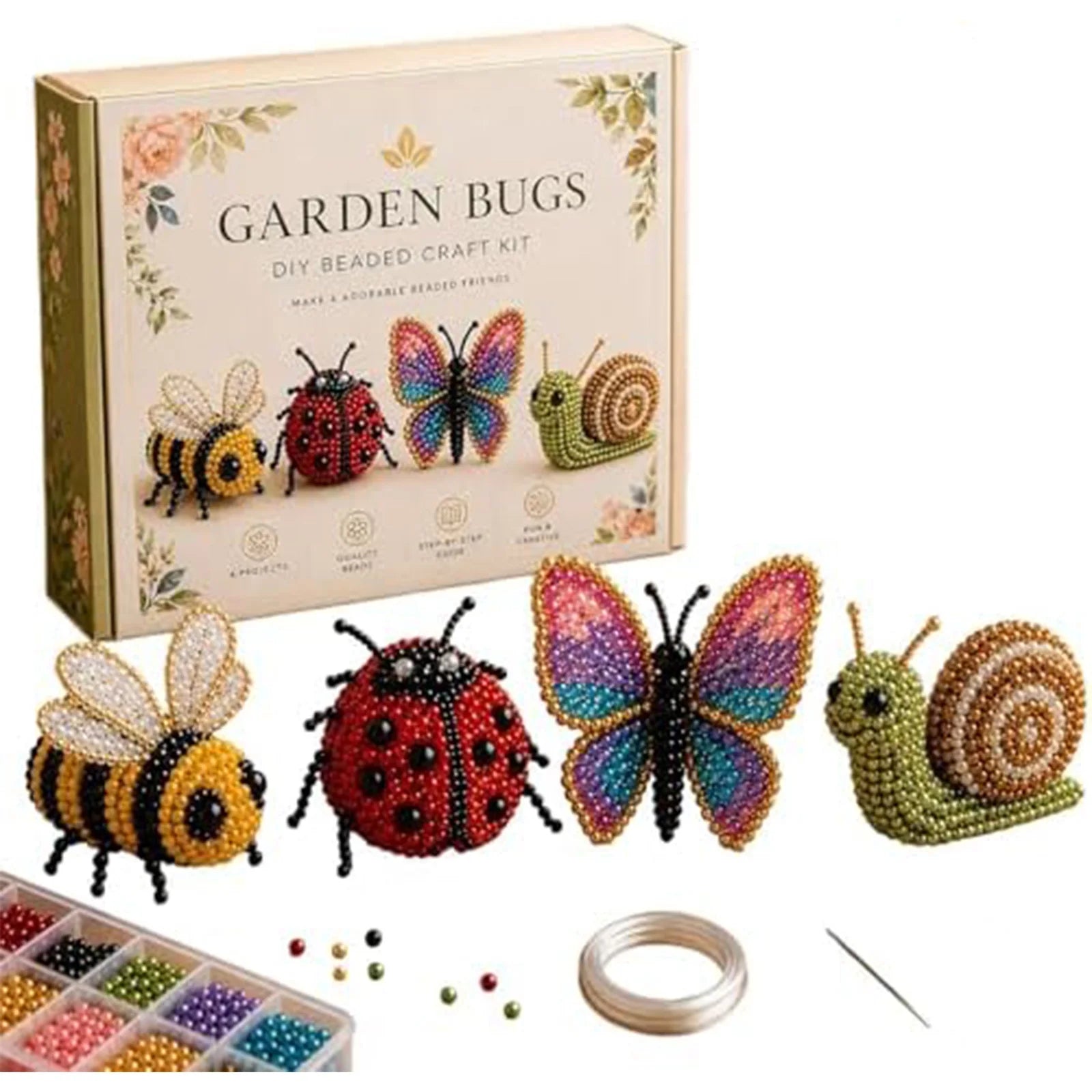 Diy Animal Beading Kit For Adults, Handmade Tiny 3d Beaded Animal Craft Kit, Cute Bead Set With Instructions For Creative Qme Style D set