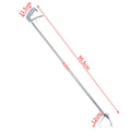 Foldable Garbage Clip 1 2m Snake Tongs Stick Easy Reach Pick Up Tool Qme one size