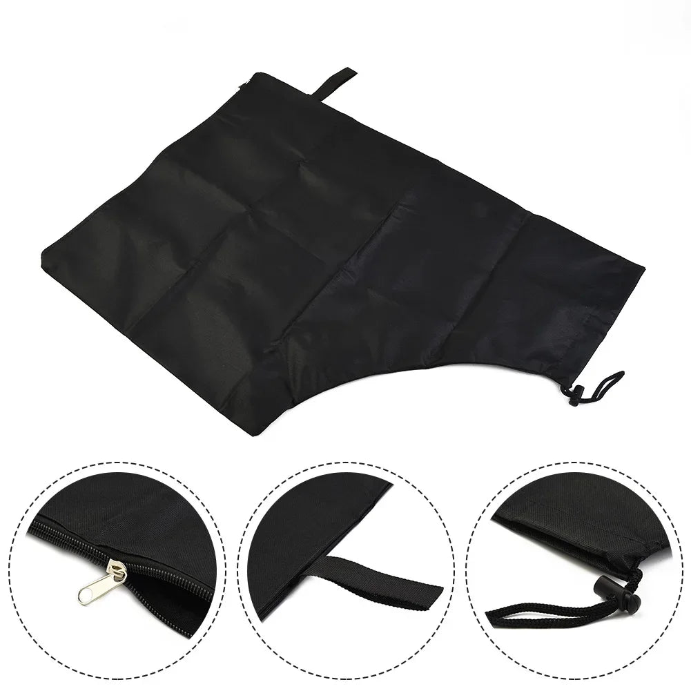 Universal Leaf Blower Vacuum Bag Garden Lawn Yard Shredder Replacement Leaf Bag Outdoor Replacement Garden Collection Bag Tools Qme Black