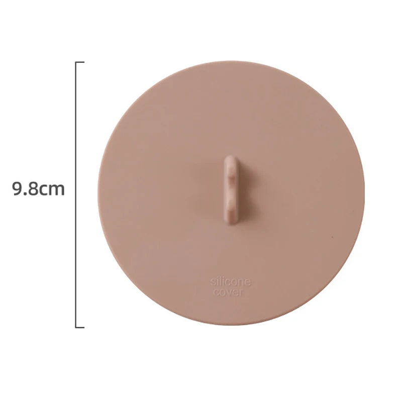 Creative Silicone Cup Cover Anti-overflow Suction Cap For Ceramic Glass Mug Bowl Heat-resistant Sealed Lids Cover Tea Coffee Lid Qme A4