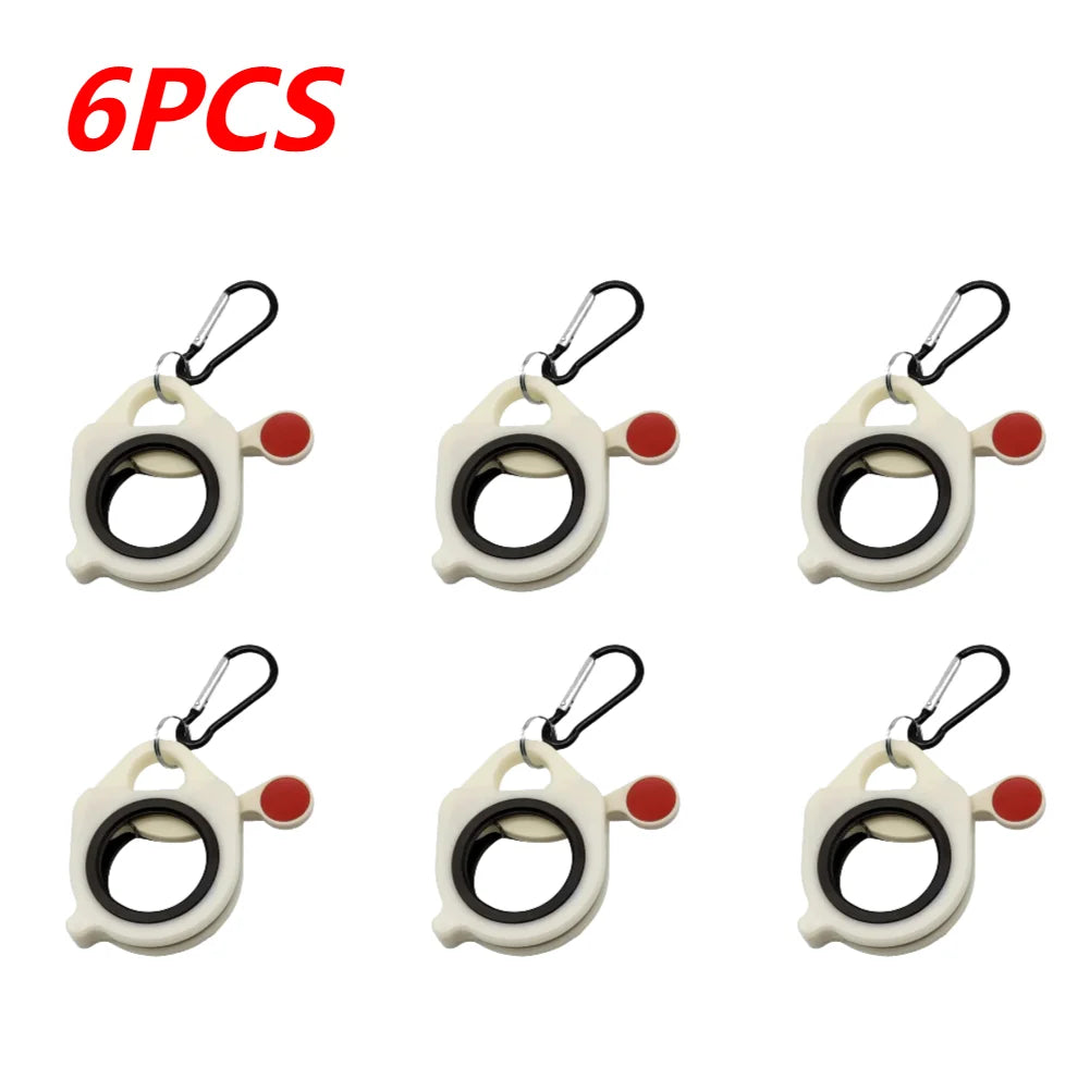 1/10pcs Fluorescent Cable Tie Organizer Storage Cable Tie Holder Portable Cable Tie Storage Tool Electrical Wire Tie Organizer Qme 6PCS
