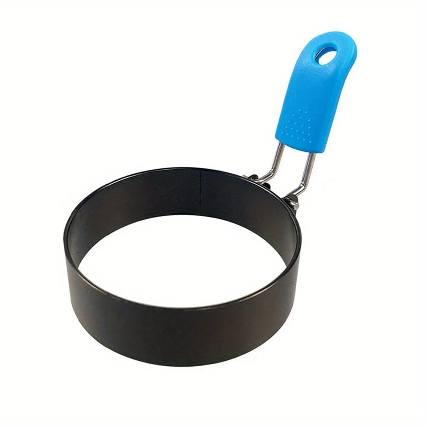 1pc Non-Stick Omelet Ring - Perfect for Camping Indoor Breakfast Sandwiches Burger & More! Qme