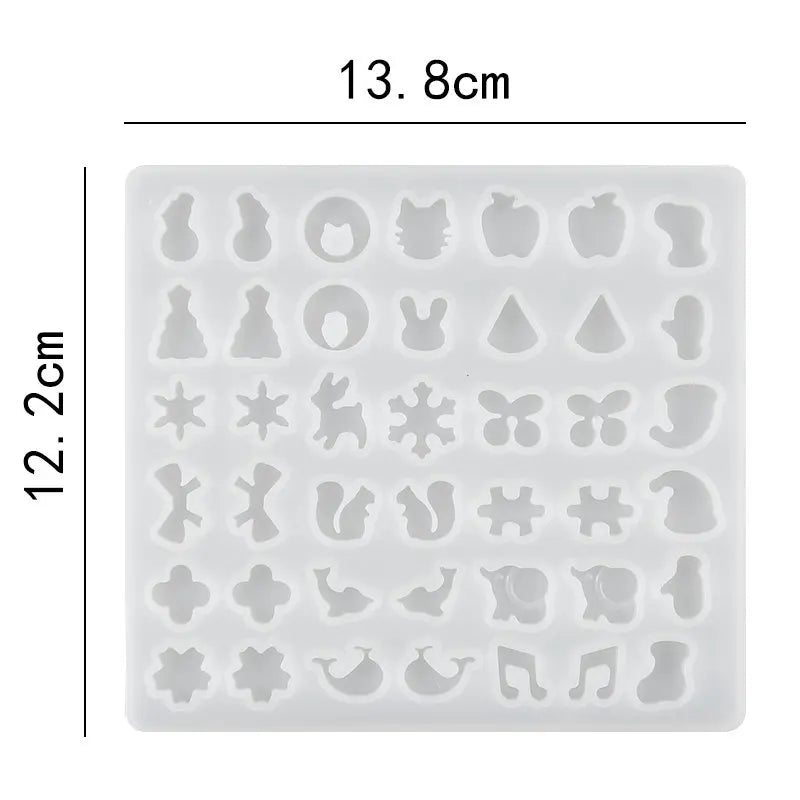 30 Styles Silicone Earring Pendant Silicone Resin Molds Jewelry Making Casting Mold for DIY UV Resin Epoxy Charms Craft Handmade Qme Style 28
