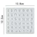 30 Styles Silicone Earring Pendant Silicone Resin Molds Jewelry Making Casting Mold for DIY UV Resin Epoxy Charms Craft Handmade Qme Style 28