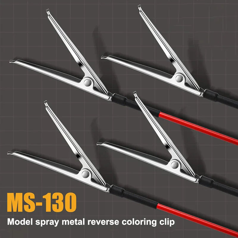 10Pcs Reverse Painting Clips Spray Metal Coloring Tool For Modeler Building DIY Craft Painting Making Tools Qme