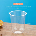 Durable Plastic Yogurt Parfait Cups Lids Pudding Clear Storage Can Qme Cap not included