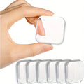 6-Piece Self-Adhesive Door Block Wall Protector - Soft Transparent Rubber Buffer Shield for Home and Office, Shock Absorption Qme 6PCS