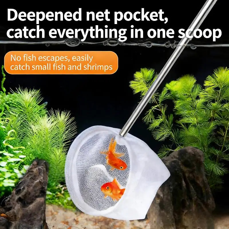 Catchin Fish Shrimp Tank Aquarium Accessories Fishing Landing Net Qme