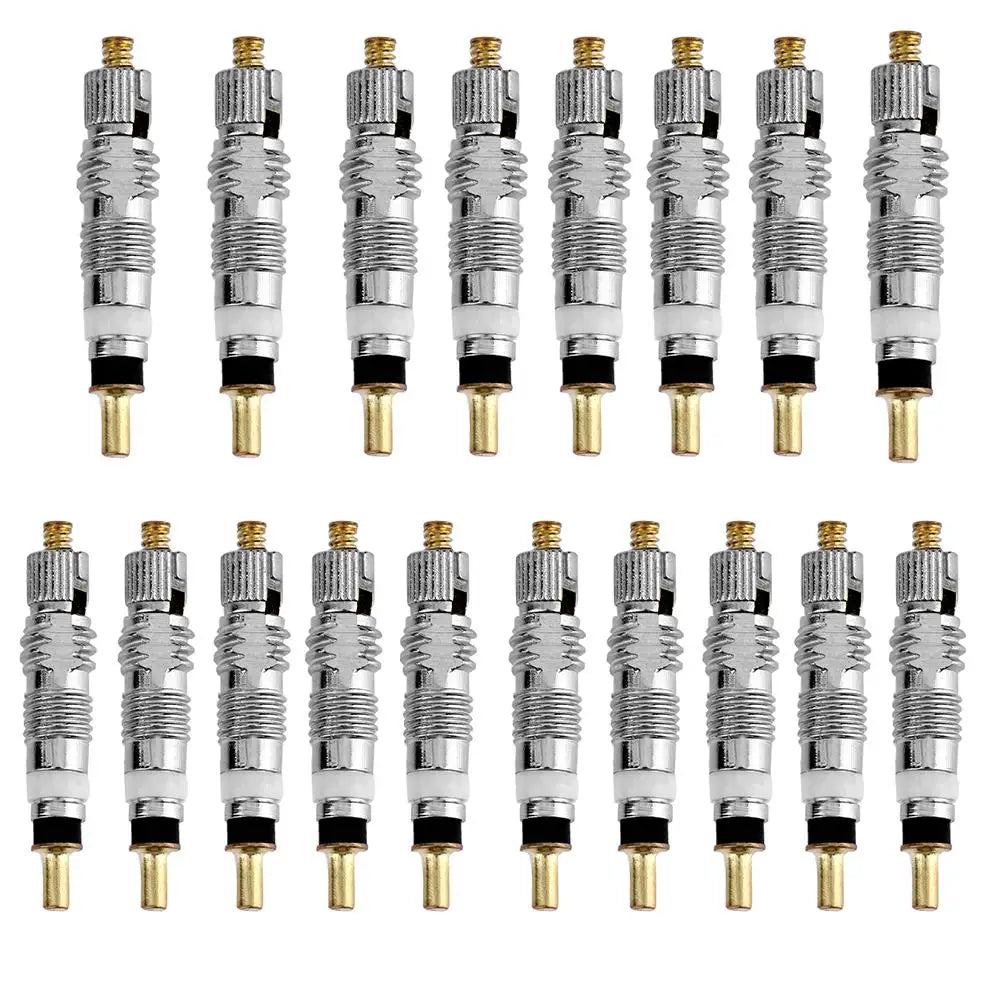 5-30PCS Bicycle Removable Valve Core Bike Replacement Brass Tubeless Core for Road MTB Bike for Road MTB Bike Repair Tools Qme 20Pcs