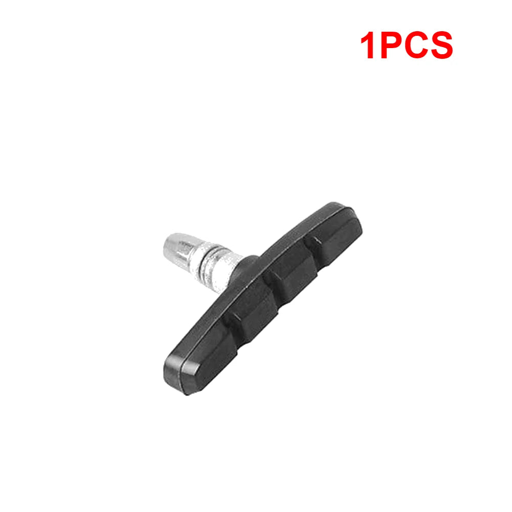 1-5PCS Durable Bicycle Silent Brake Pads V Brake Holder Rubber Blocks for Long-Lasting Performance Cycling Accessories Qme 1 PCS