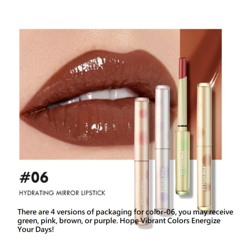 8 Colors Moisturizing Watery Lipstick Hydrating Formula Dry Season Qme 06