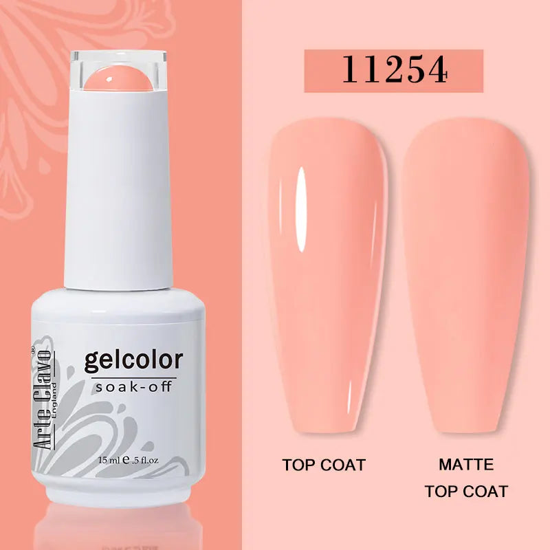 Arte Clavo Jelly Gel Polish Translucent Manicuring UV Nail Semi