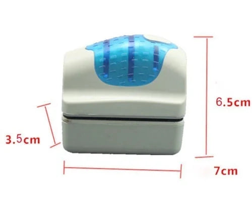 Fish Tank Glass Scraper Cleaner Floating Aquarium Magnetic Clean Brush Qme