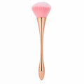 Manicure Brush Powder Dust Brush Nail Dust Brush Nail Dust Brush Powder Dust Remover Nail Art Manicure Tool Large Size Qme rose gold