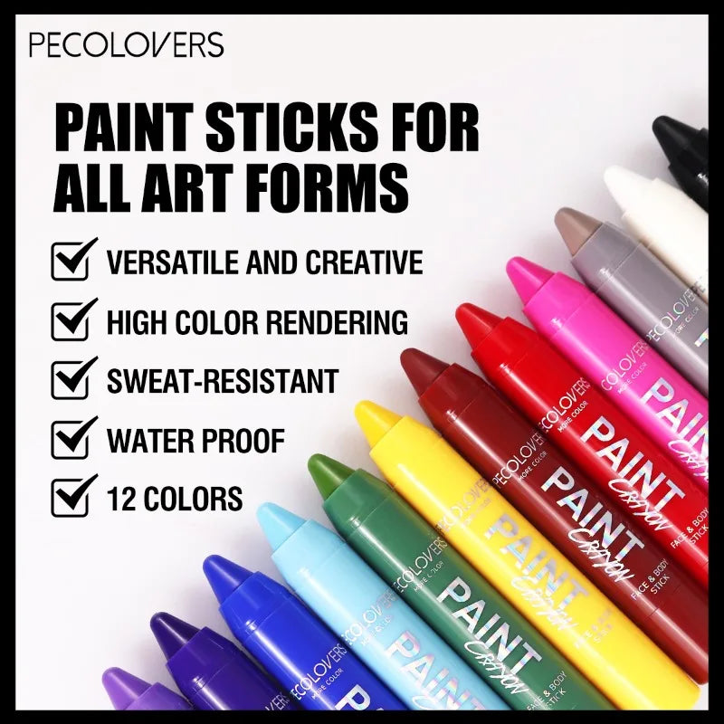 Body Painted Pen Face Paint Waterproof Sweat-proof Long-lasting Qme