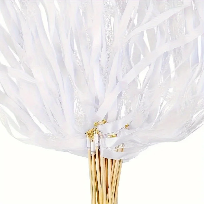 20 Colored Ribbon Sticks Home Party Wedding Decoratio Qme