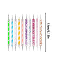 Nail Dotting Tool 10 Manicure Decorating Tools Painting Pens Women Qme set China Mainland