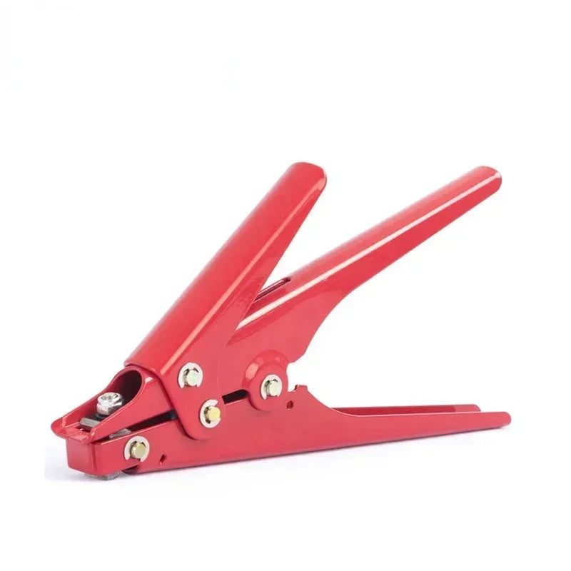 Tool for Plastic Nylon Cable Tie, Tensioning and Cutting, 2.4 - 9 Mm Cable Tie Gun, Plier or Fasteners Circlipstang Qme black