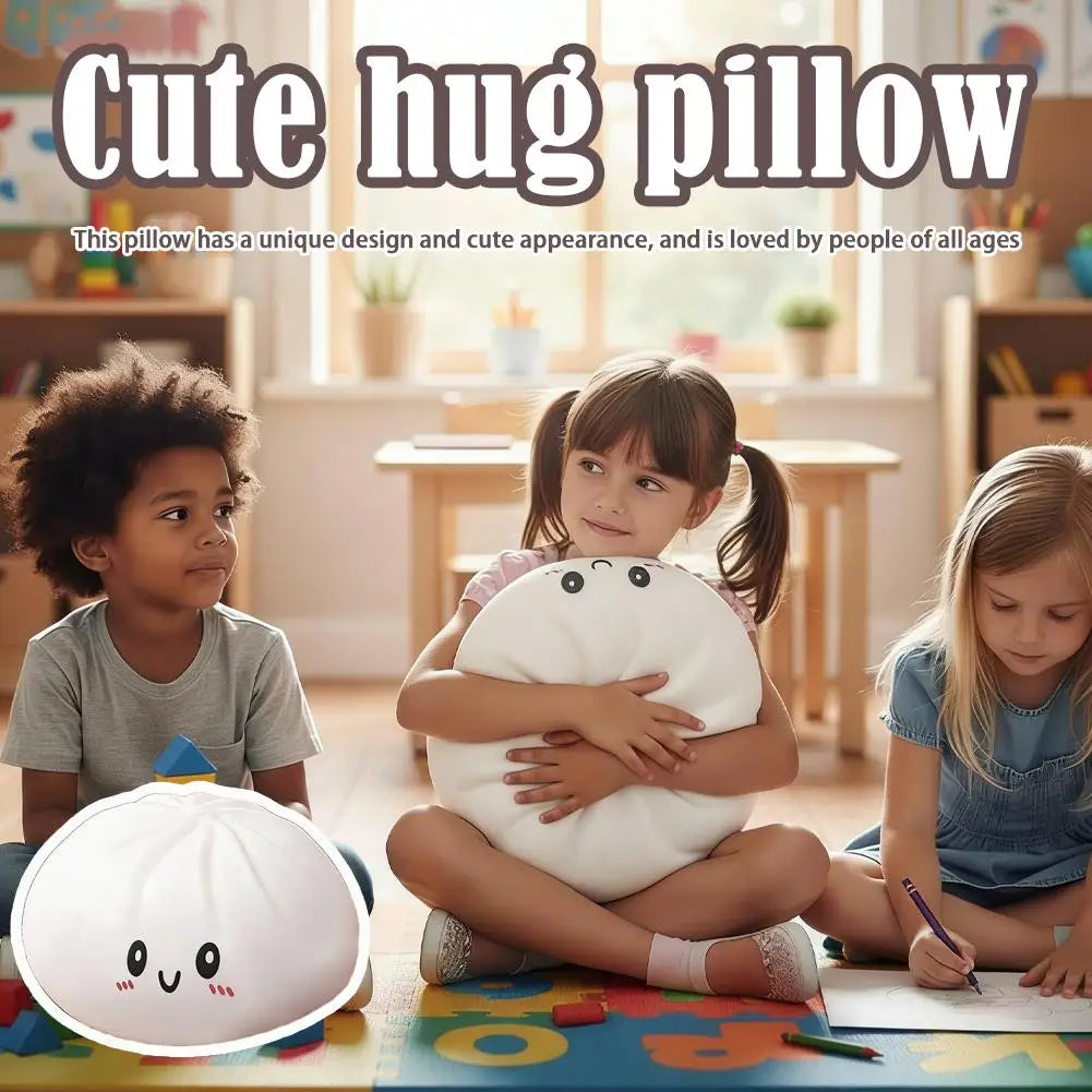 Giant Dumpling Squishy Soft Stuffed Hug Pillow Home Decoration Stress Qme