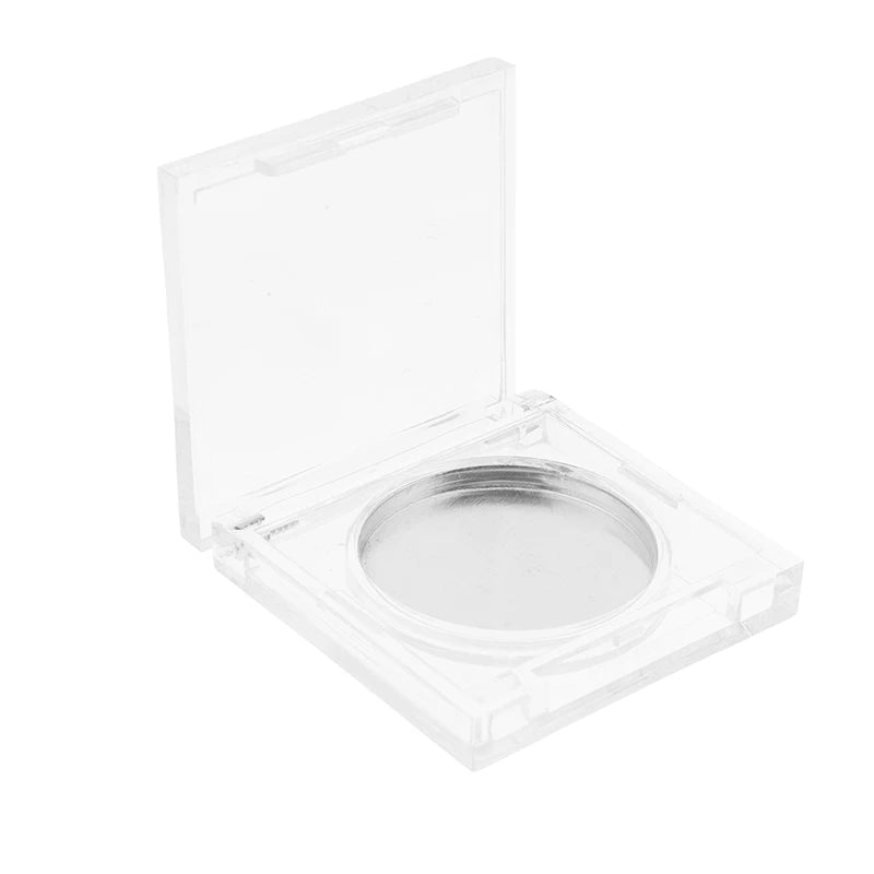Square Perfume Cream Box Clear Plastic Container Aluminum Plate Qme Transparent