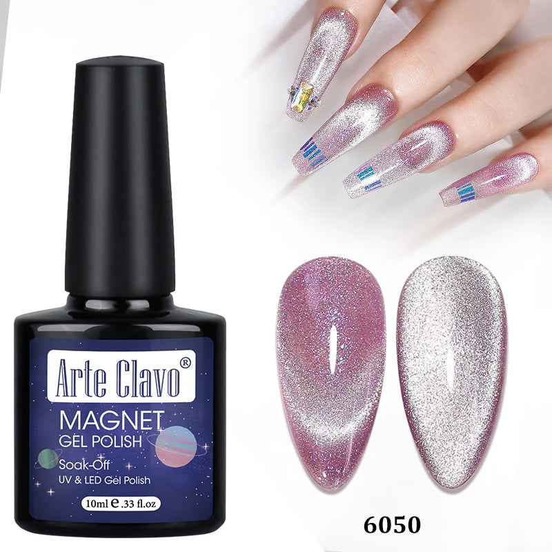 Arte Clavo Shining Transparent Cat Eye Magnetic Gel Unicorn Auroras
