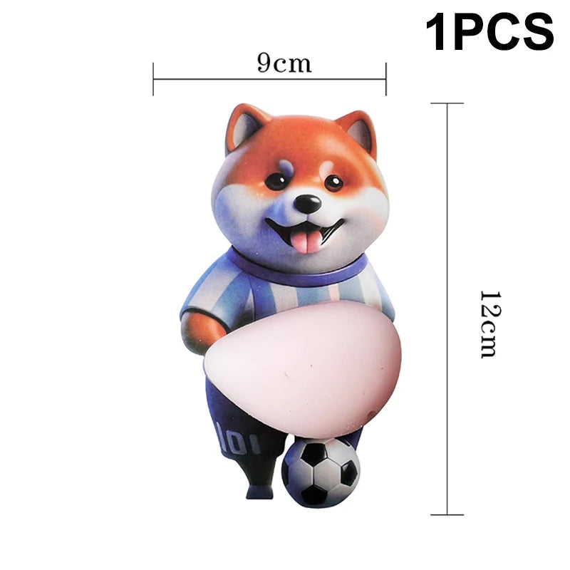1 Refrigerator Wall Decoration Silicone Self-adhesive Sticker 3D Cute Qme 4