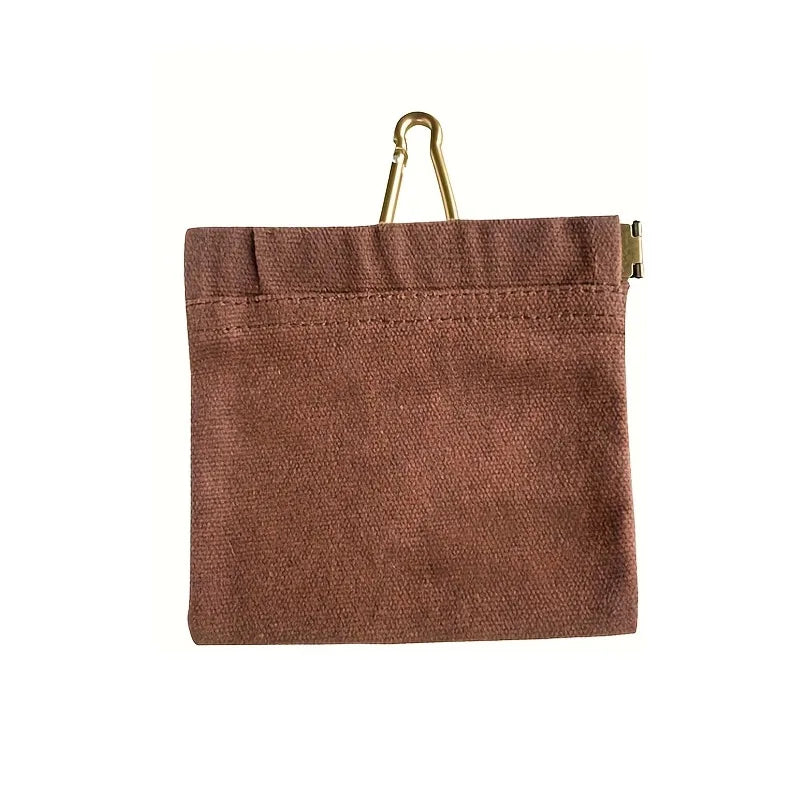 Pet waterproof canvas outdoor walking snack bag, used for pet dog outdoor training snack bag waist hanging bag Qme YELLOW