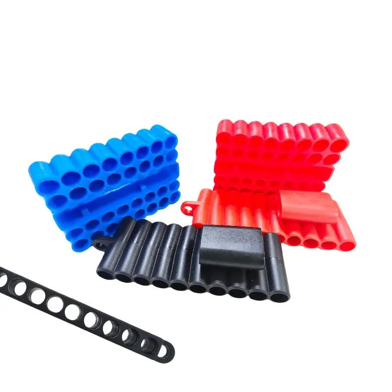 2 3 10 22 32 Holes Storage Case Screw Driver Head Drill Bits Stand Qme