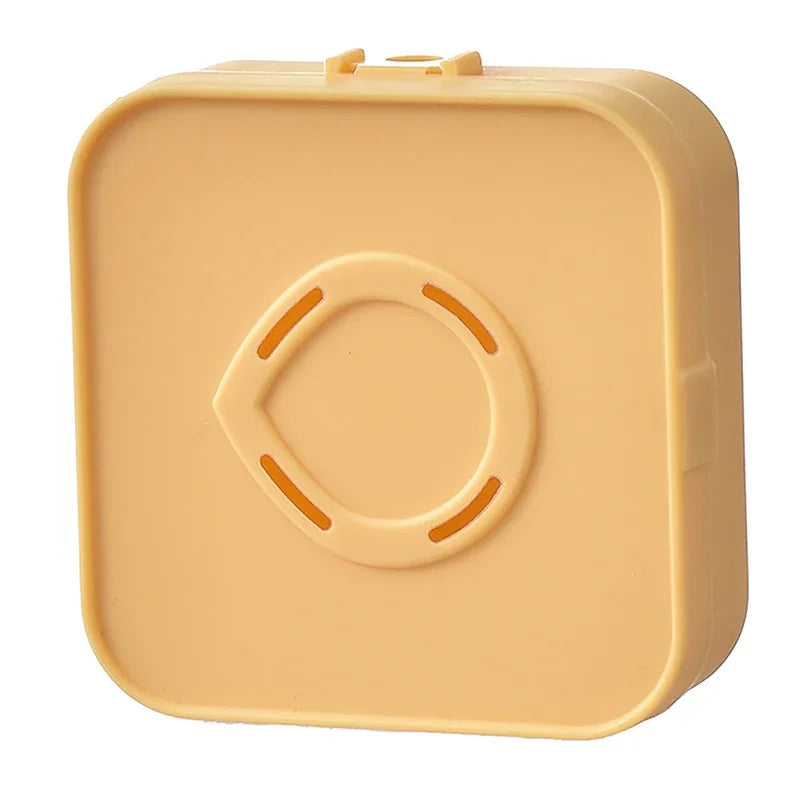 1PC Camera Empty Air Cushion Puff Box Portable Cosmetic Makeup Case Container Without Powder Sponge For BB Cream Foundation Qme Yellow