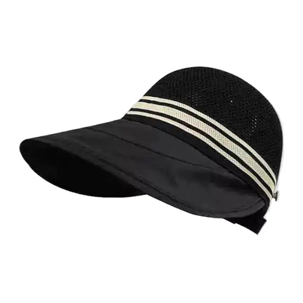 Breathable Women's Sun Hat Large Brim Hats Spring Summer Fisherman Qme Black