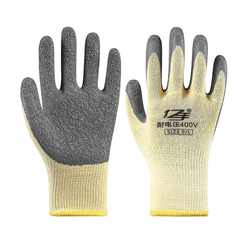 1 Pair Withstanding Voltage 400 1000V Rubber Insulation Glove Qme A1 400V