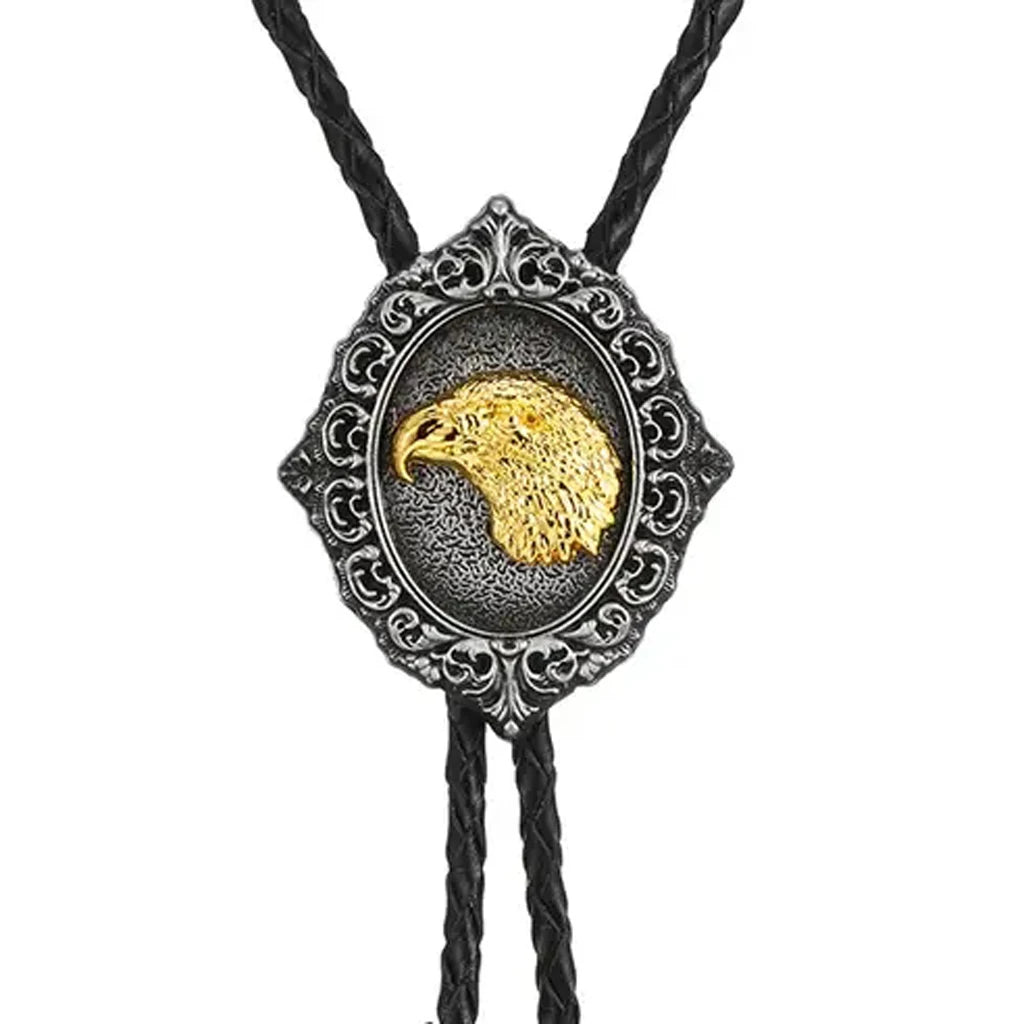 Tang Grass Pattern Animal Tie Bolo Tie Qme B