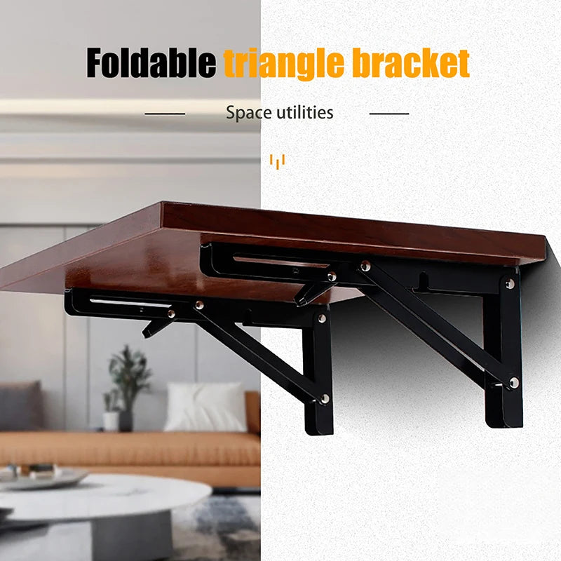 Innovative 1 Cold Rolled Steel Triangle Folding Shelf Bracket Qme