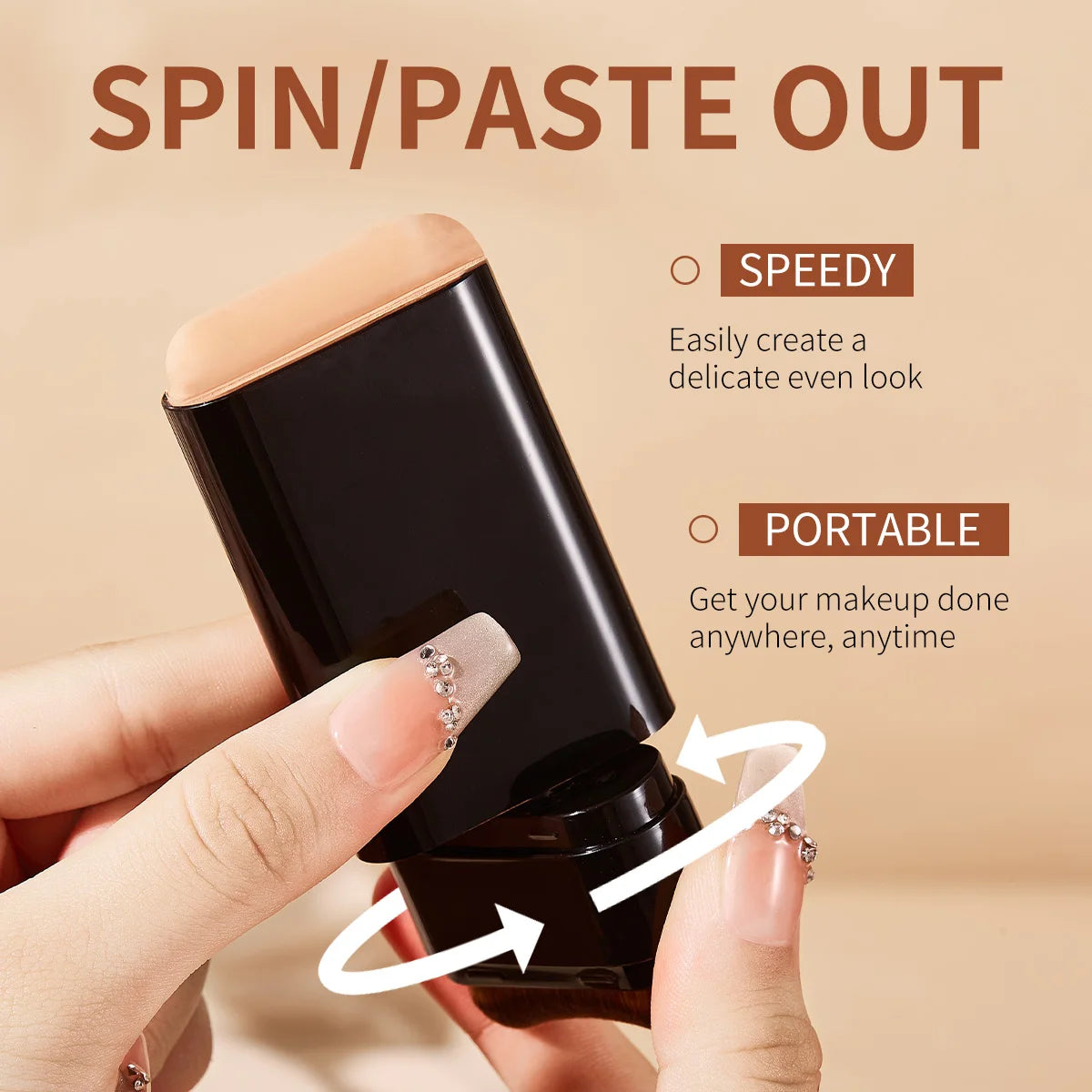 Foundation Make-up Concealer Light Thin Hold Makeup Cover Facial Qme