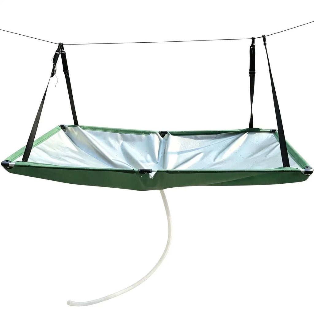 Rain Collector for Garden Water Harvester Cloth with Hose Rain Catcher Filter for Lawn Outdoor Backyard Garden Balcony Camping Qme